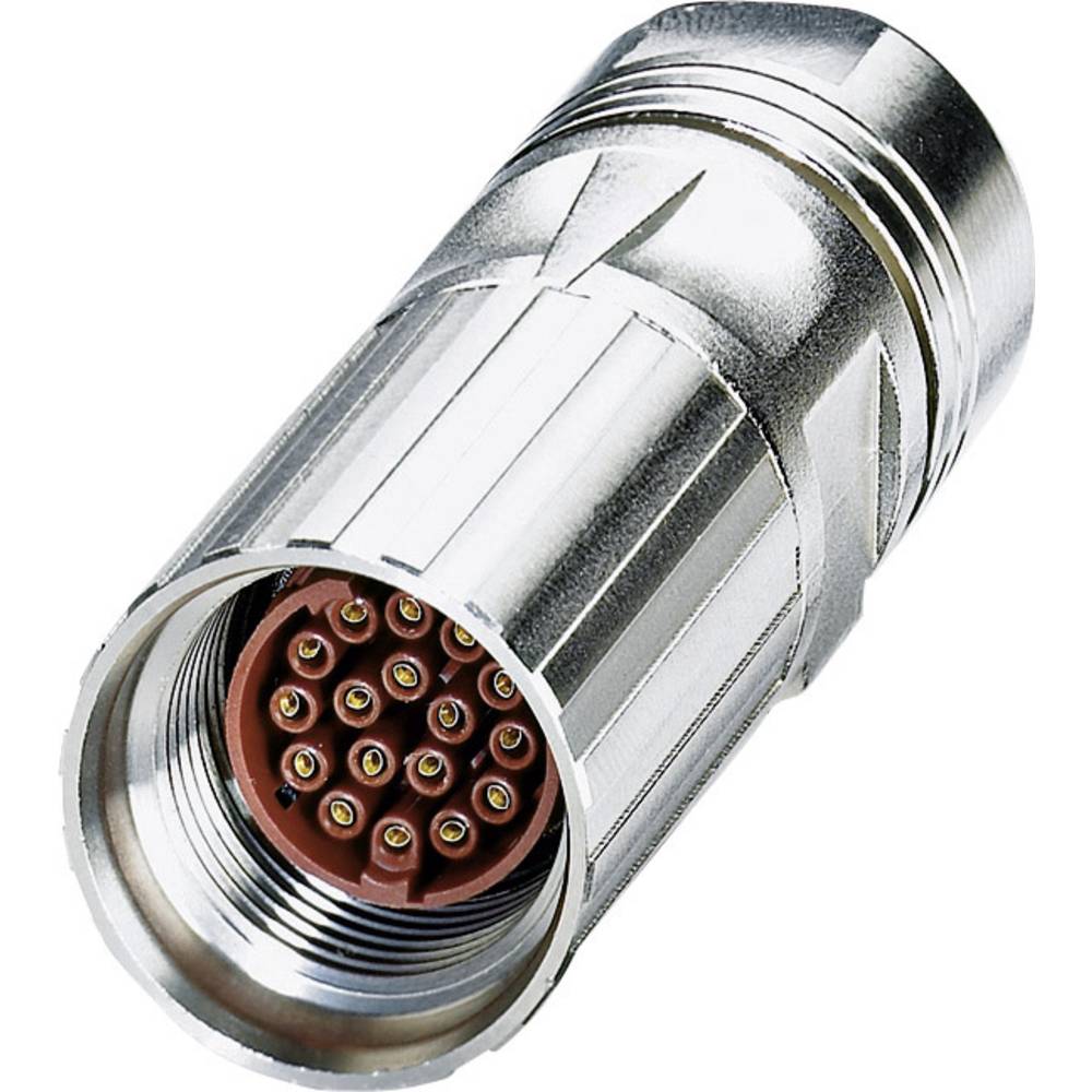 Phoenix Contact M17 kabelconnector 1607641 ST-17S1N8A8003 Zilver  Inhoud: 1 stuk(s)