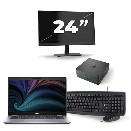 Dell Latitude 5310 - Intel Core i7-10e Generatie - 13 inch - 16GB RAM - 512GB SSD - Windows 11 + 1x 24 inch Monitor