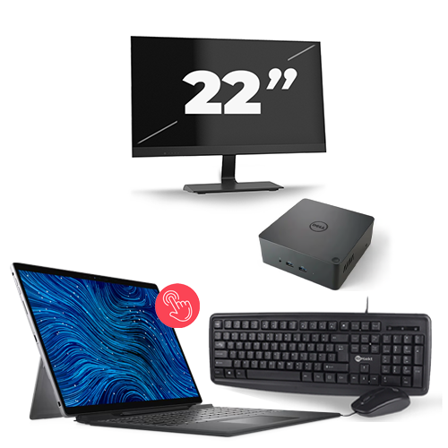 Dell Latitude 7320 - Intel Core i7-11e Generatie - 13 inch - 16GB RAM - 512GB SSD - Windows 11 Home + 1x 22 inch Monitor