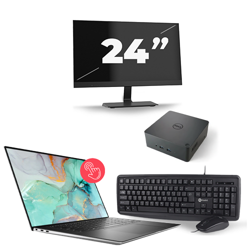 Dell Precision 5560 - Intel Core i7-11e Generatie - 15 inch - Touch - 16GB RAM - 512GB SSD - Windows 11 Home + 1x 24 inch Monitor