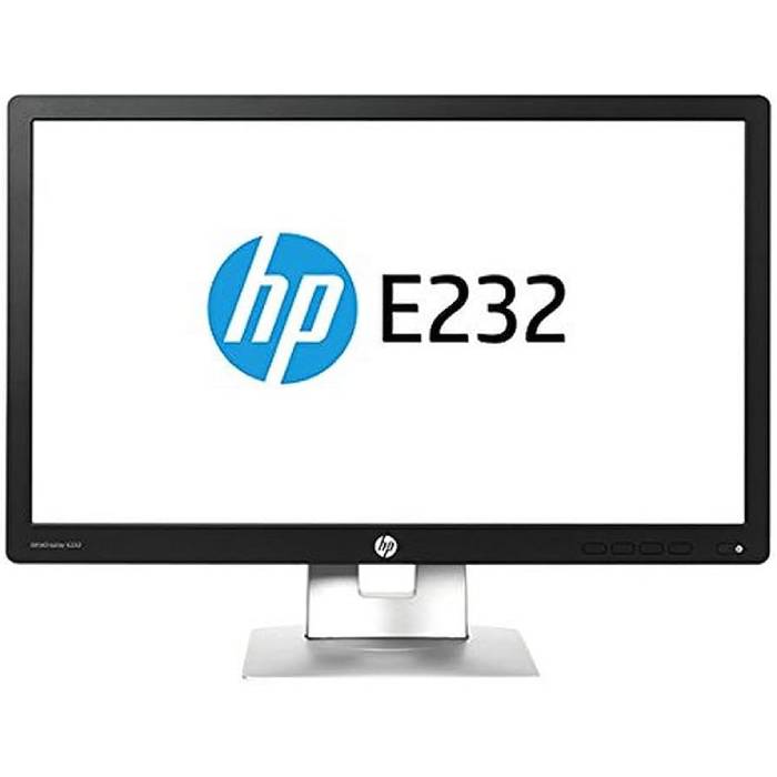 HP EliteDisplay E232 - 23 inch - 1920x1080 - DP - HDMI - VGA - Zwart