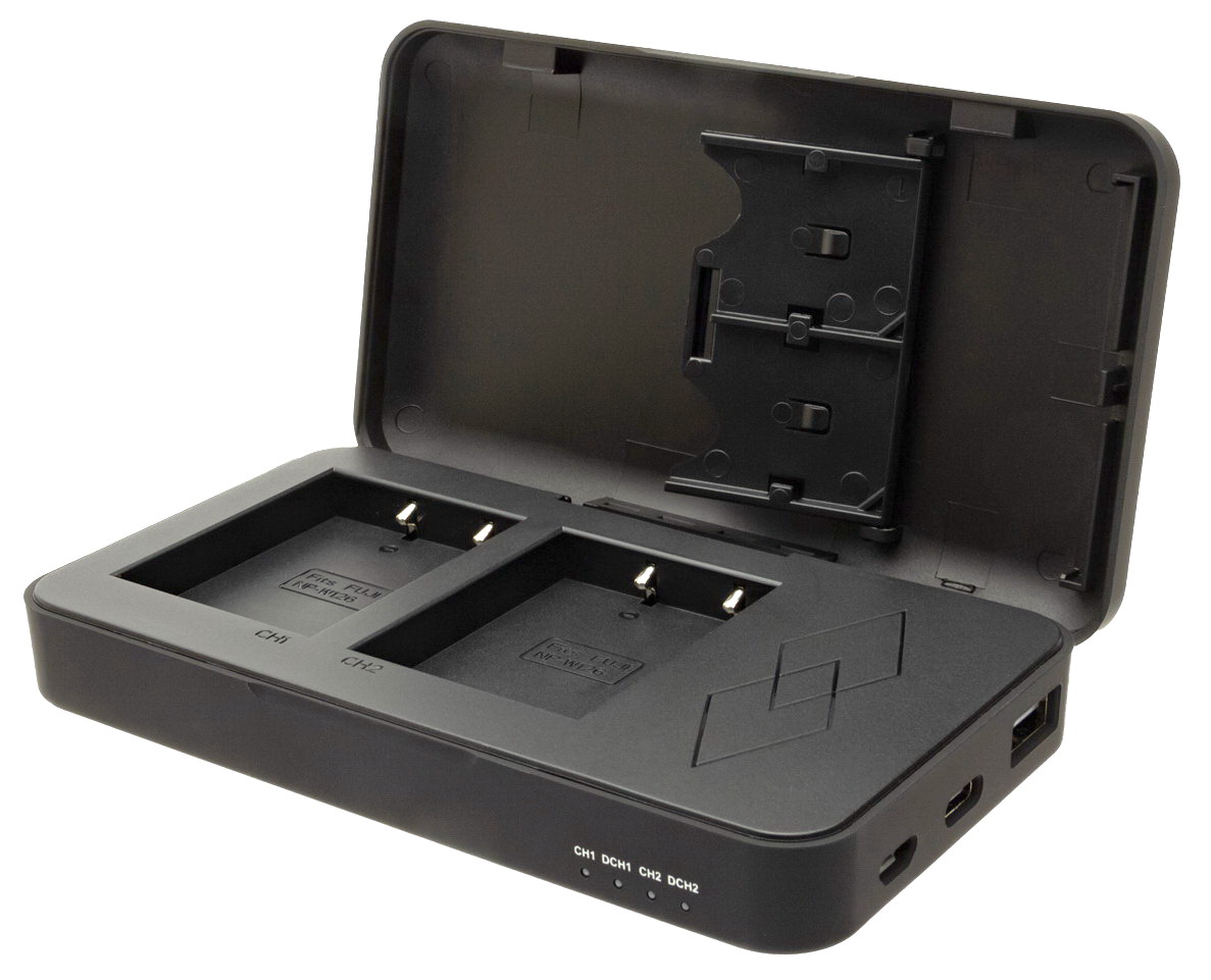 Patona Powercase voor Fujifilm NP-W126 en NP-W126S - Duo lader, powerbank en bewaarcase in 1
