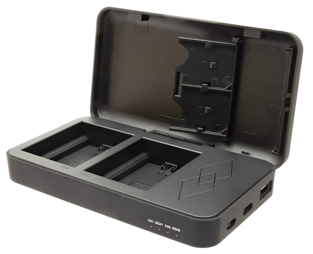 Patona Powercase voor Fujifilm NP-W235 - Duo lader, powerbank en bewaarcase in 1