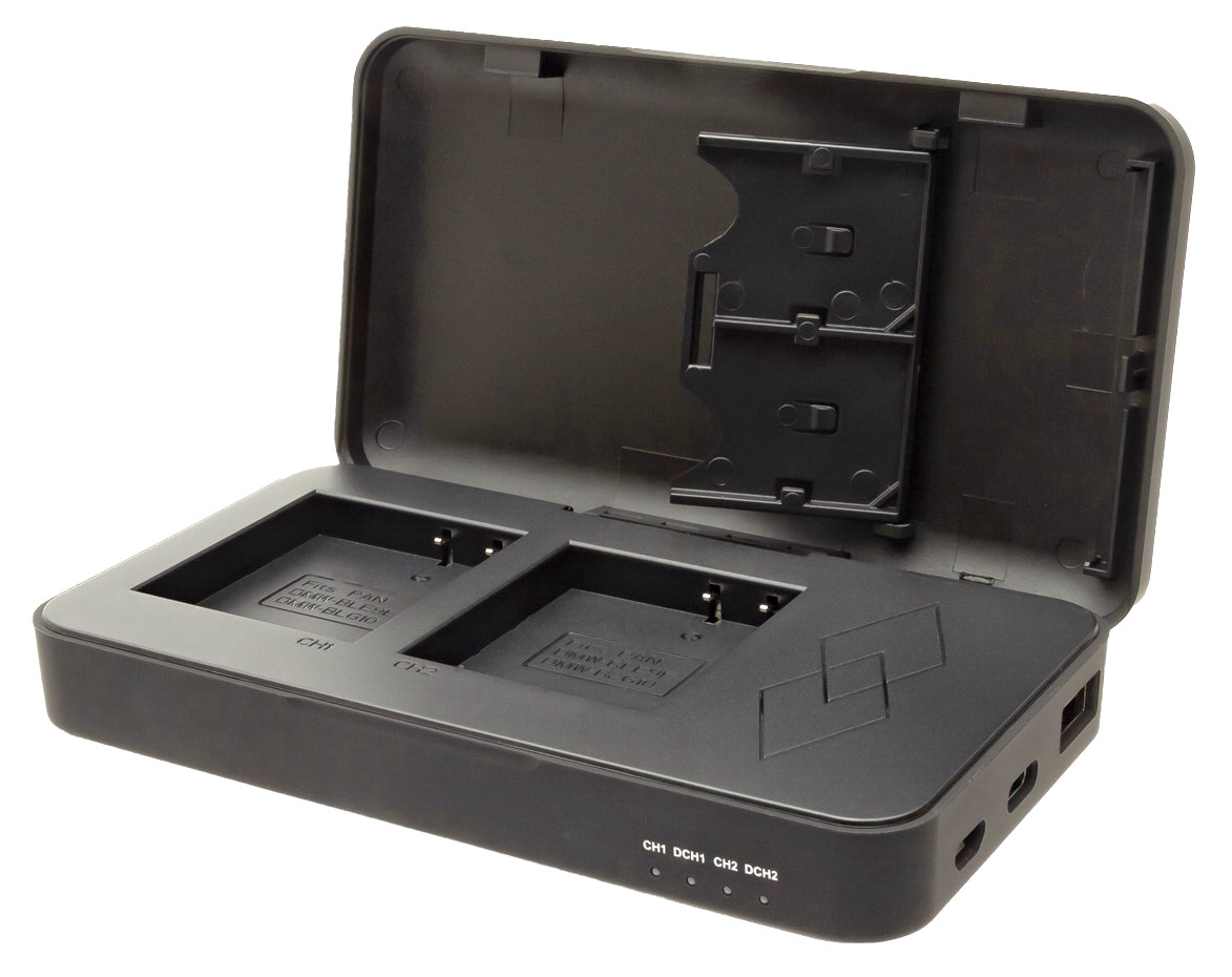 Patona Powercase voor Panasonic DMW-BLG10 - Duo lader, powerbank en bewaarcase in 1