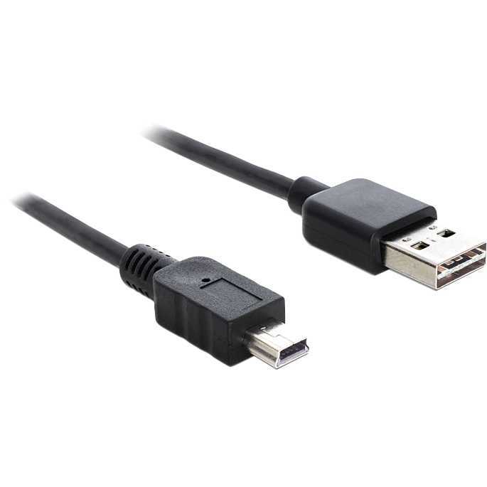 DeLOCK EASY-USB-A 2.0 male > mini USB-B 2.0 male Kabel