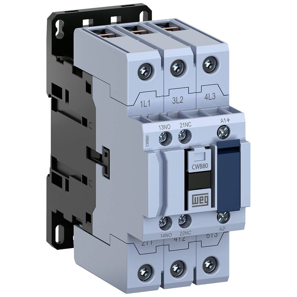 WEG CWB80-11-30D02 Vermogensbeveiliging Direct schakelend 3x NO 37 kW 24 V/DC 1 stuk(s)