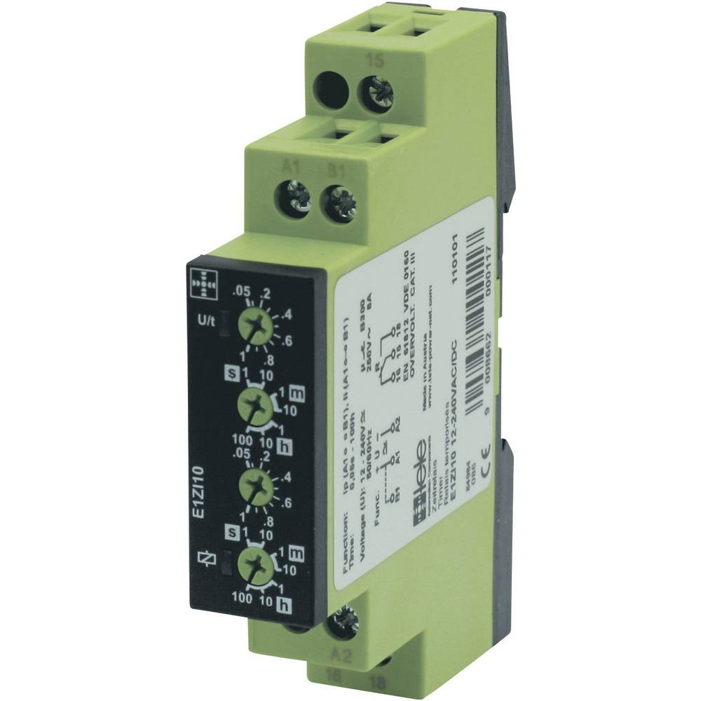 Tele 110101 E1ZI10 12-240VAC/DC Tijdrelais Multifunctioneel 1 stuk(s) 1x wisselcontact