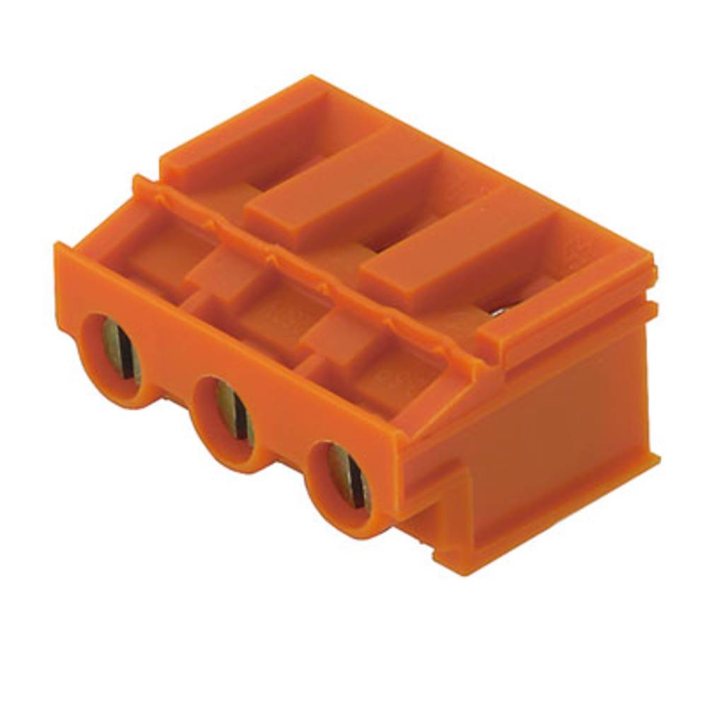 Weidmüller 1753890000 Klemschroefblok 4 mm² Aantal polen 2 Oranje 100 stuk(s)