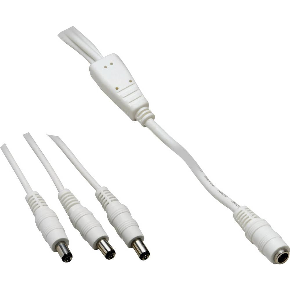 VOLTCRAFT Laagspannings-aansluitkabel Laagspanningsbus - Laagspanningsstekker 5.5 mm 2.5 mm 5.5 mm 2.5 mm 1.10 m 1 stuk(s)