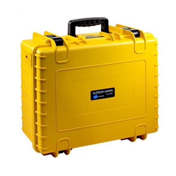 B&W Outdoor.cases Type 6000 Yellow / Foam