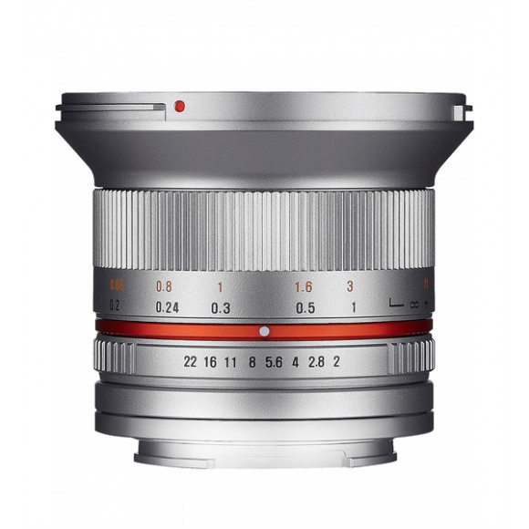 SAMYANG 12mm F2.0 NCS CS Sony E-mount zilver