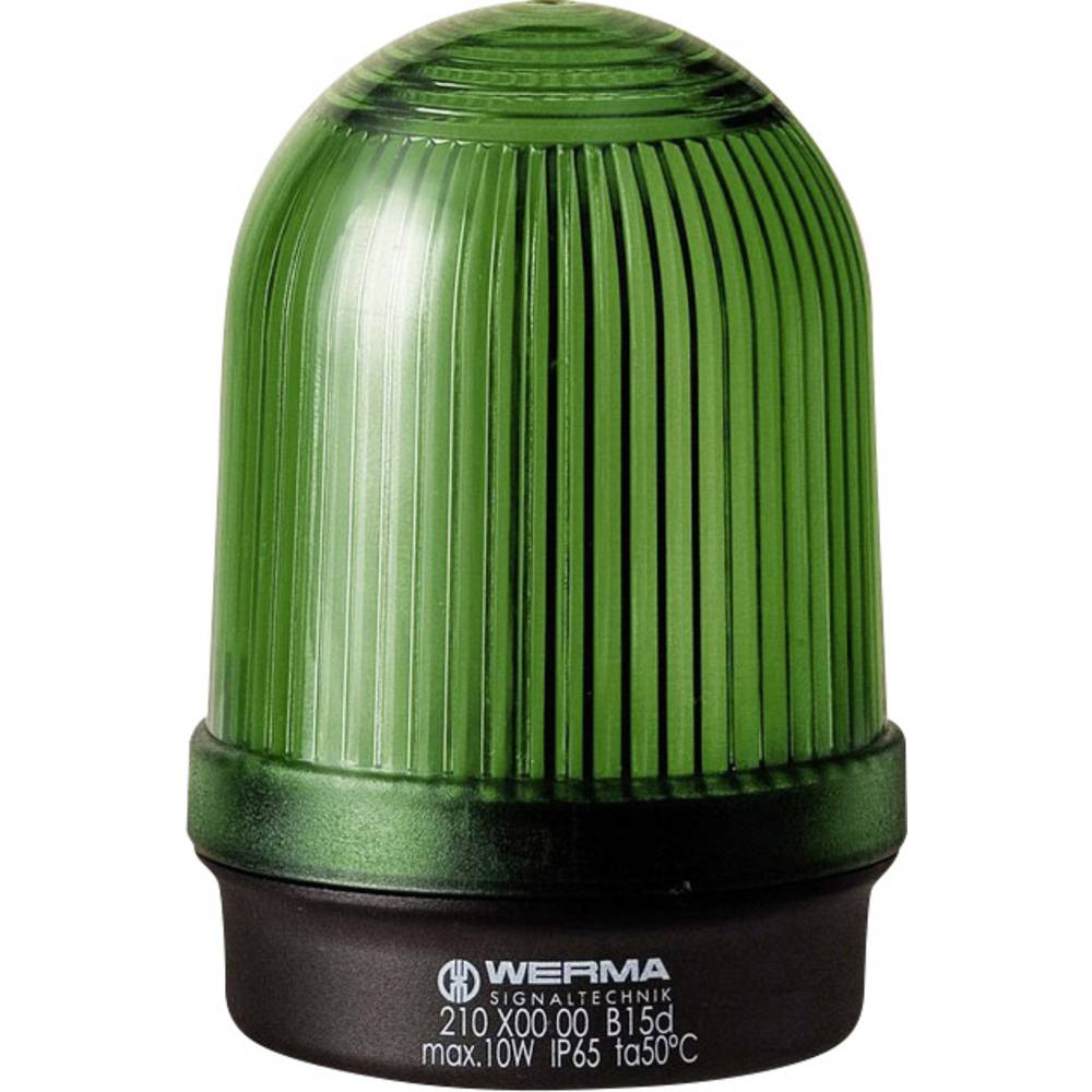 Werma Signaltechnik Signaallamp 210.200.00 210.200.00 Groen Continulicht 12 V/AC, 12 V/DC, 24 V/AC, 24 V/DC, 48 V/AC, 48 V/DC, 110 V/AC, 230 V/AC