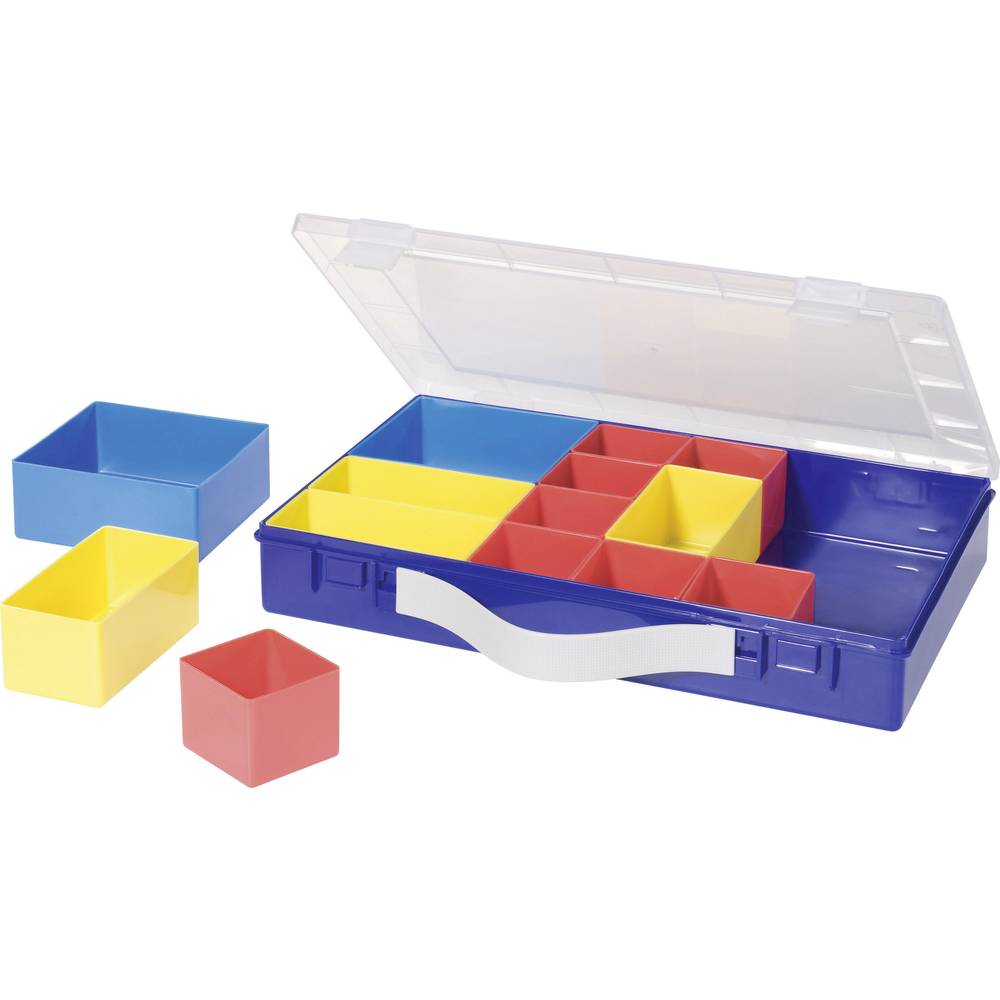 Hünersdorff Assortimentskoffer (l x b x h) 332 x 232 x 55 mm Aantal vakken: 14 Variabele onderverdeling Inhoud 1 stuk(s)