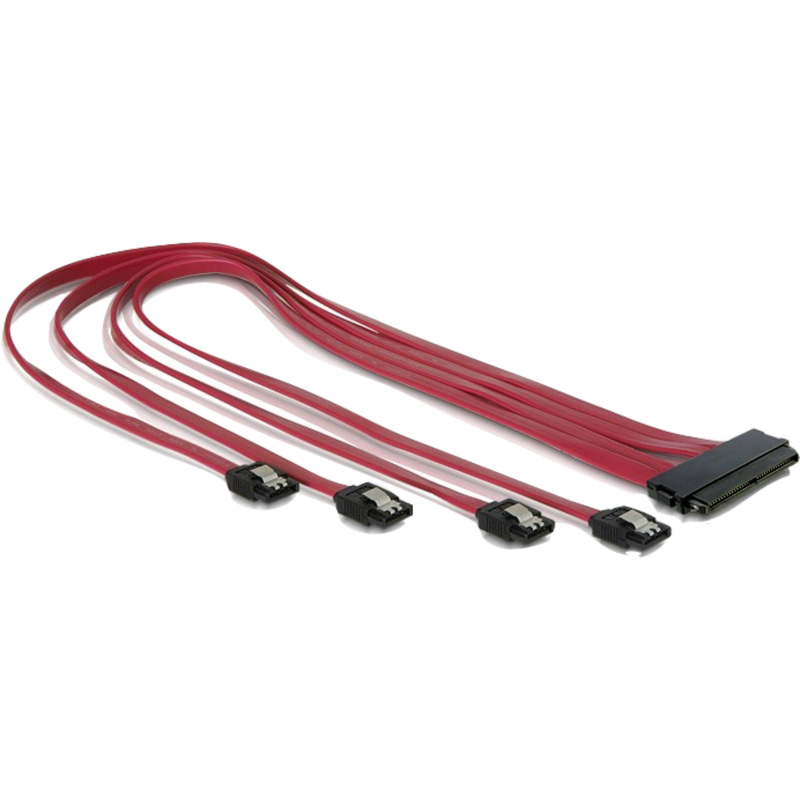 DeLOCK SAS SFF-8484 > 4x SATA 7-Pin Adapter
