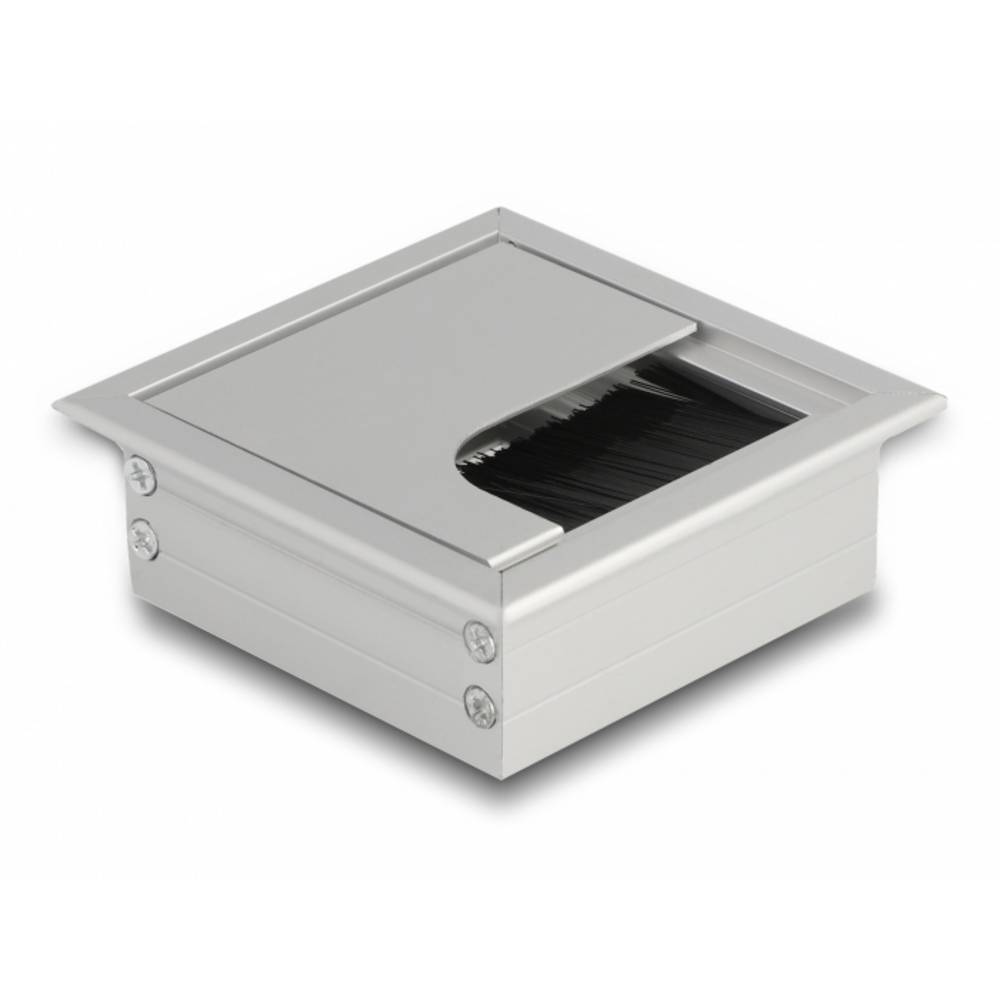 Delock 66860 Kabeldoorvoering Aluminium Zilver 1 stuk(s)