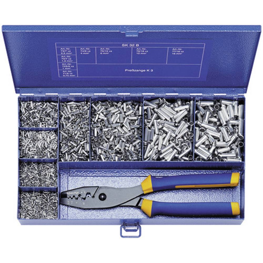 Klauke SK32B Assortiment adereindhulzen Metaal 4900 stuk(s)