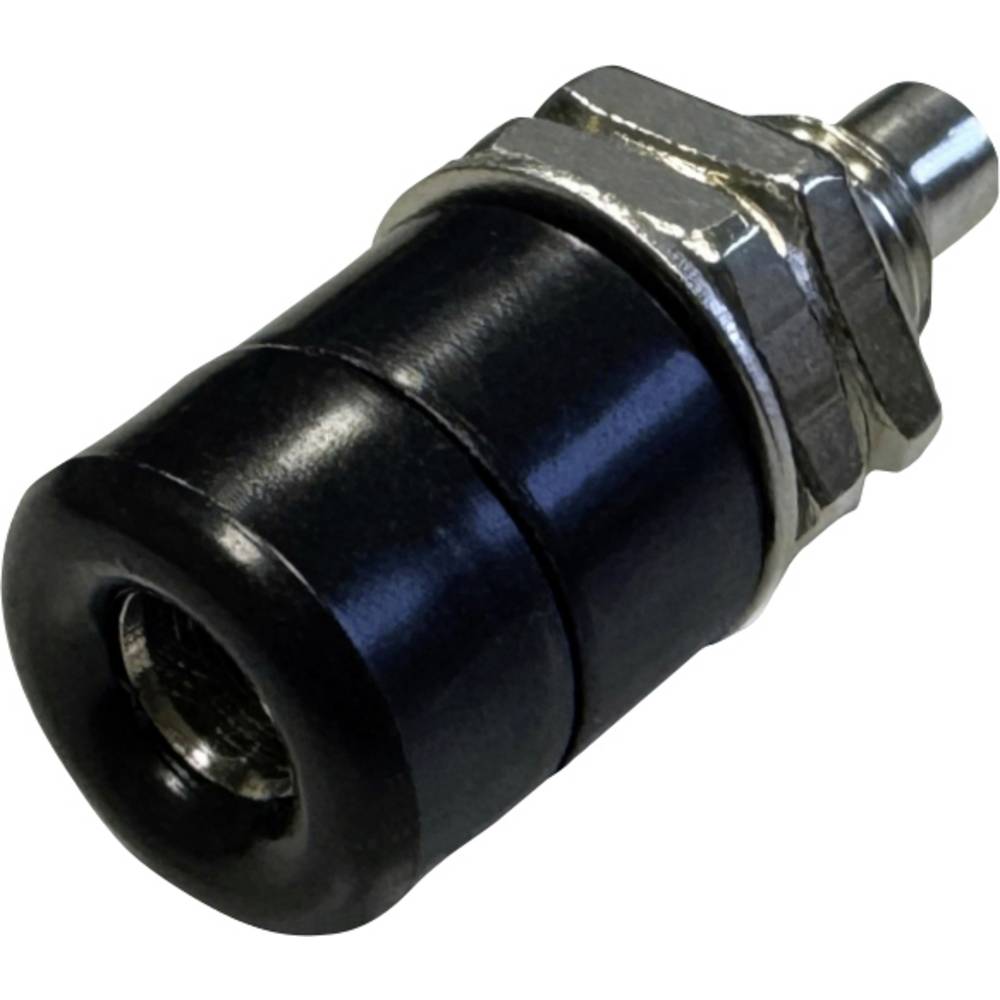 BKL Electronic 072307 Laboratoriumbus Bus, inbouw verticaal Stift-Ø: 4 mm Zwart 1 stuk(s)