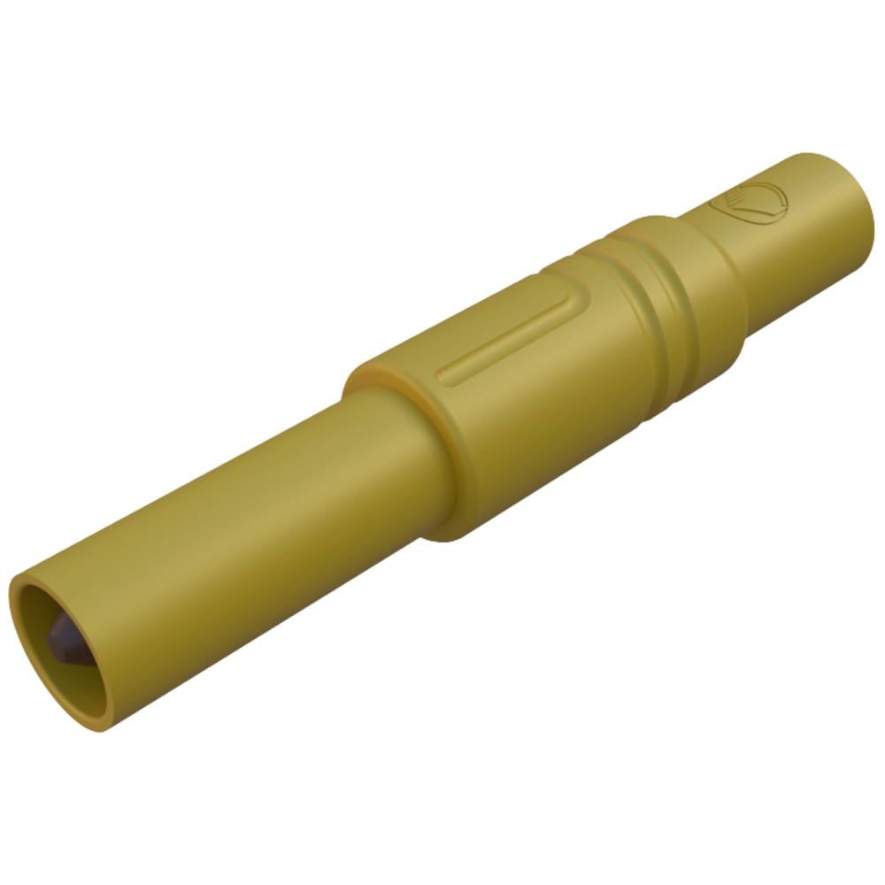 SKS Hirschmann LAS S G Veiligheids-lamellenstekker Stekker, recht Stift-Ø: 4 mm Geel 1 stuk(s)