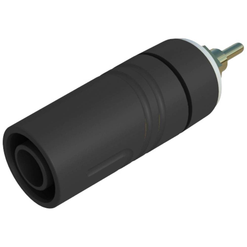 SKS Hirschmann SAB 2630 S1,9 Au Veiligheids-labconnector, female Bus, inbouw verticaal Stift-Ø: 4 mm Zwart 1 stuk(s)
