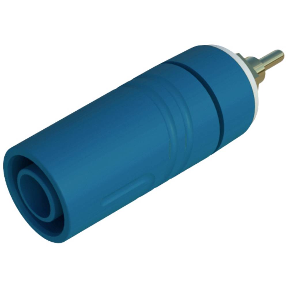 SKS Hirschmann SAB 2630 S1,9 Au Veiligheids-labconnector, female Bus, inbouw verticaal Stift-Ø: 4 mm Blauw 1 stuk(s)