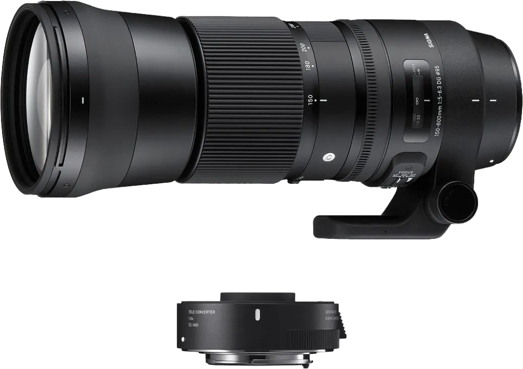 Sigma 150-600mm Canon + TC1401