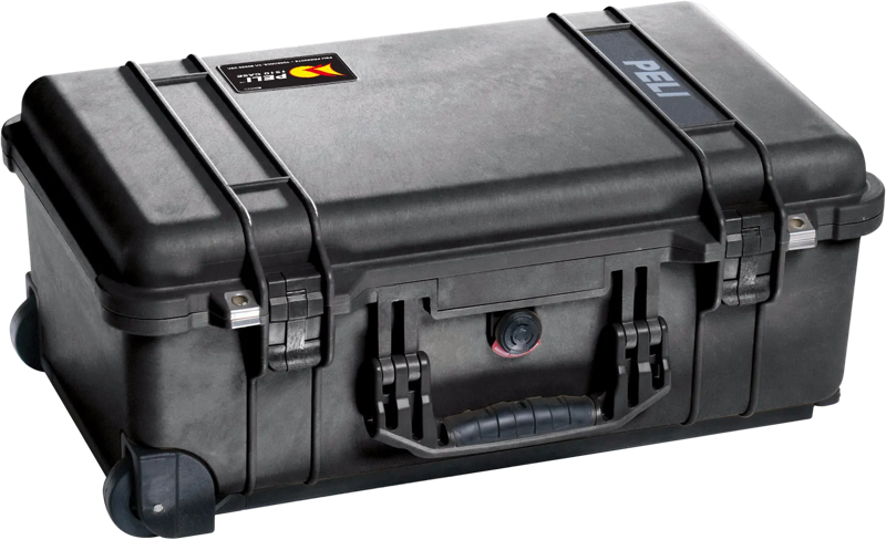Pelicase Peli 1510 Protector Case Zwart Trolley met plukschuim
