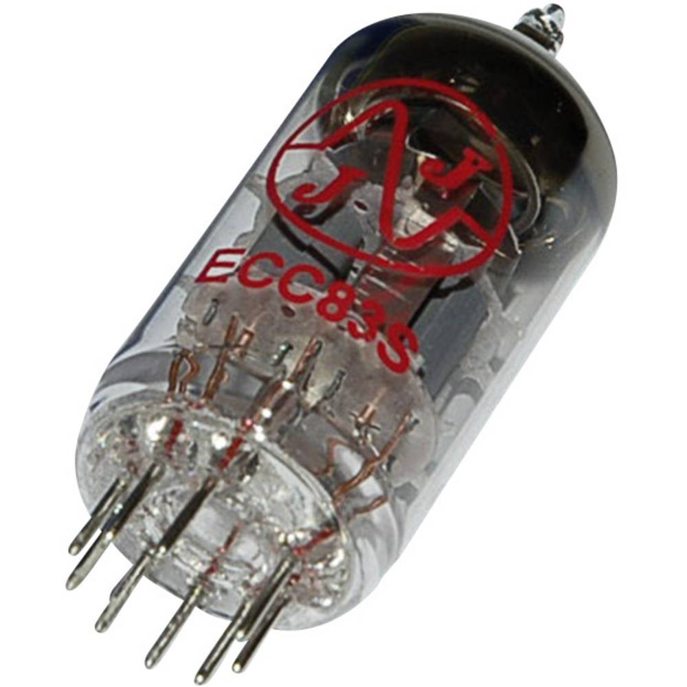 BTB Vertrieb ECC 83 = 12 AX 7 Elektronenbuis Dubbeltriode 100 V 0.5 mA Aantal polen: 9 Fitting: Noval 1 stuk(s)