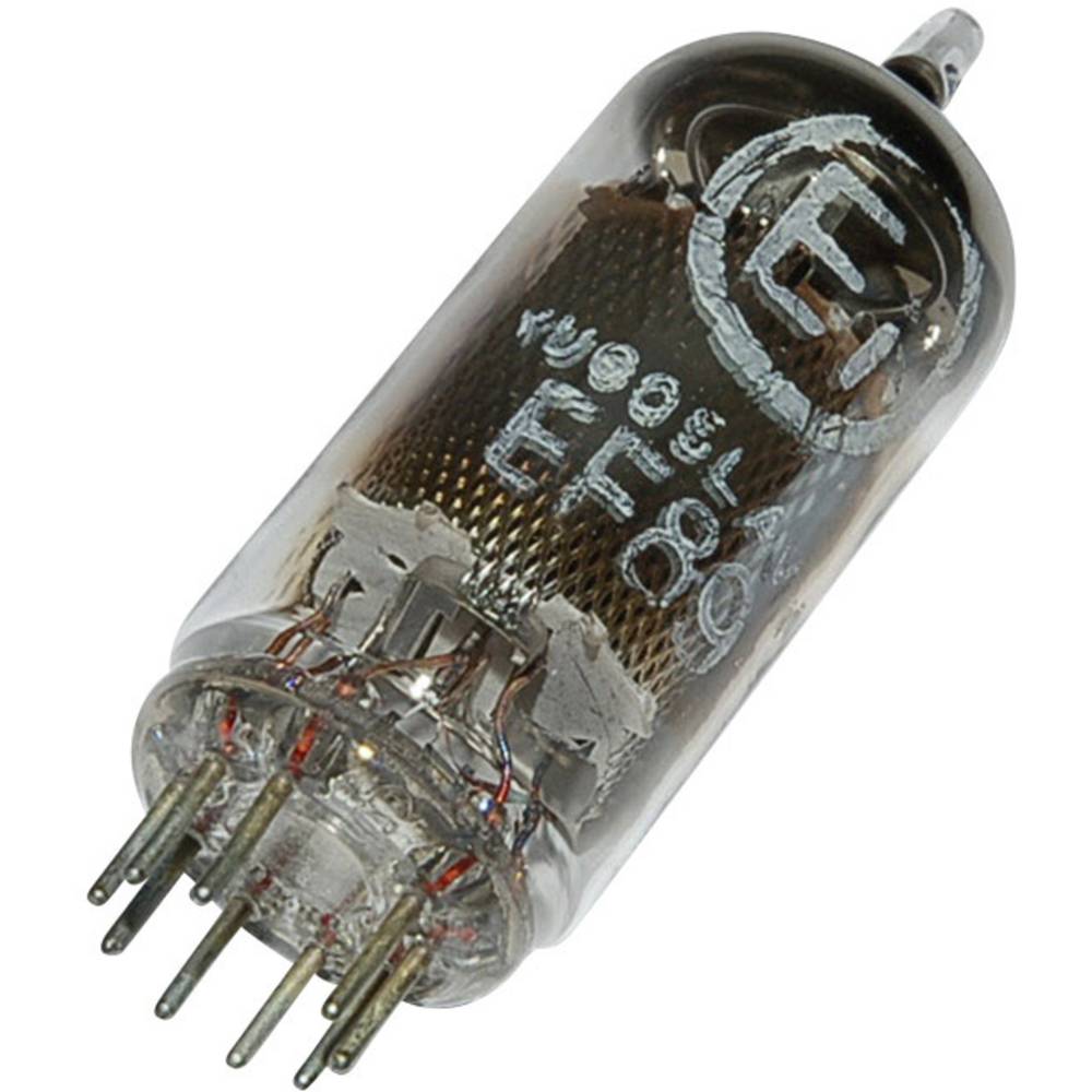 BTB Vertrieb EF 89 = 6 DA 6 Elektronenbuis Pentode 250 V 9 mA Aantal polen: 9 Fitting: Noval 1 stuk(s)