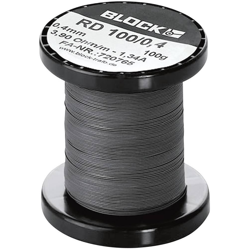 Block RD 100/3,0 Weerstandsdraad Weerstand/m 0.069 Ω/m 1.5 m