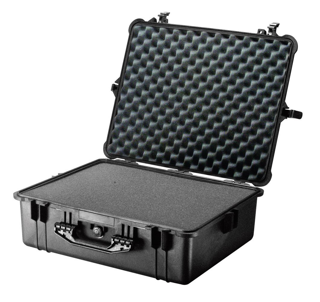 Peli ™ (Protector) Case 1550 Black 46,8x35,6x19,4cm (plukschuim interieur)