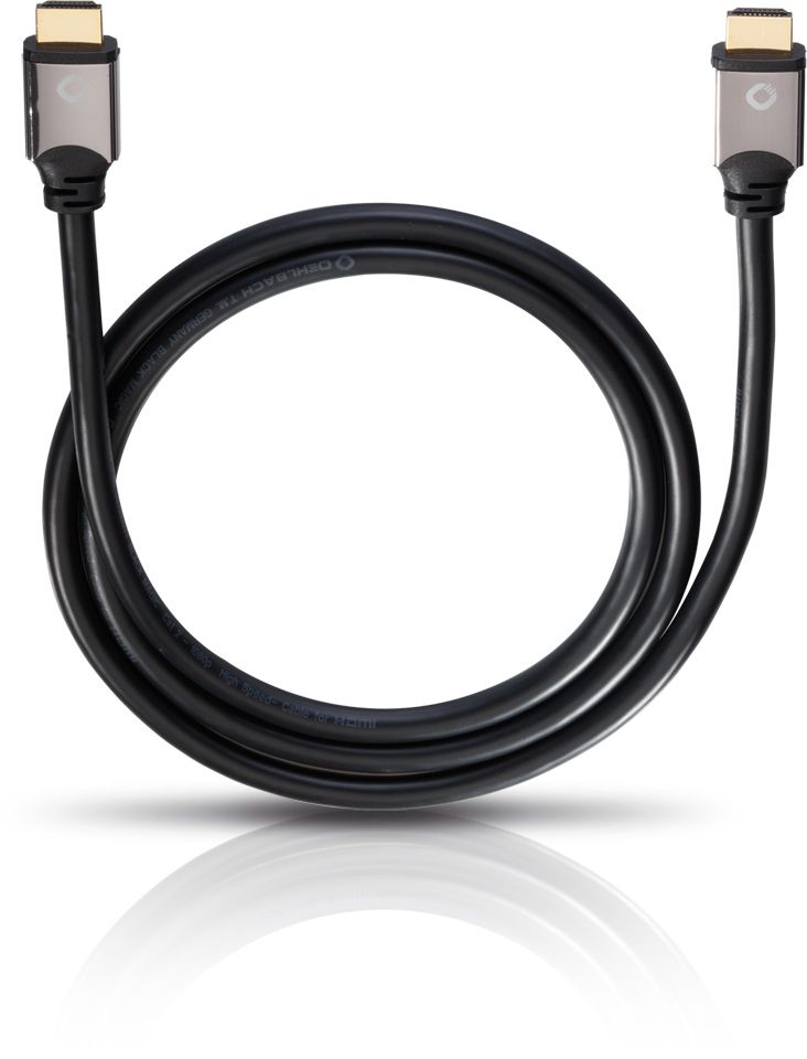 Oehlbach  Black Magic HDMI-kabel w. Ethernet - 7,5 meter