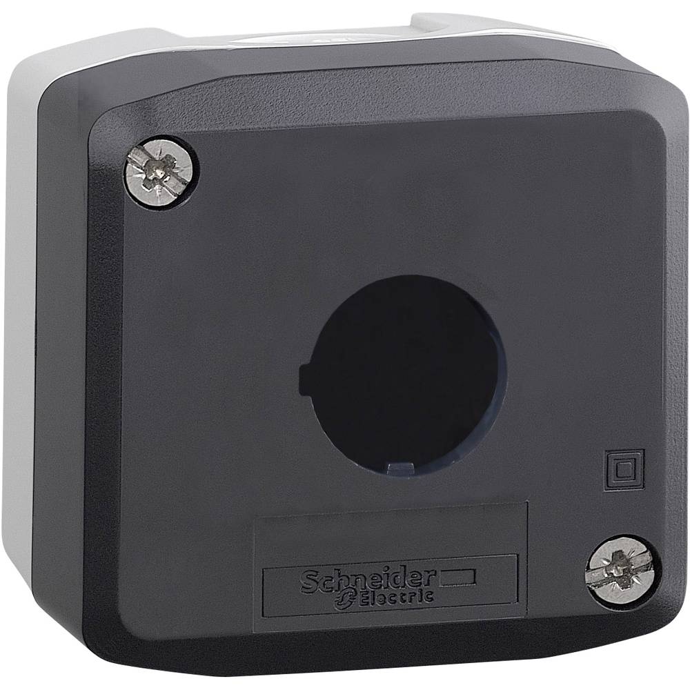 Schneider Electric XALD01 Lege behuizing 1 inbouwplaats (b x h x d) 68 x 68 x 53 mm Zonder markering Donkergrijs, Lichtgrijs 1 stuk(s)