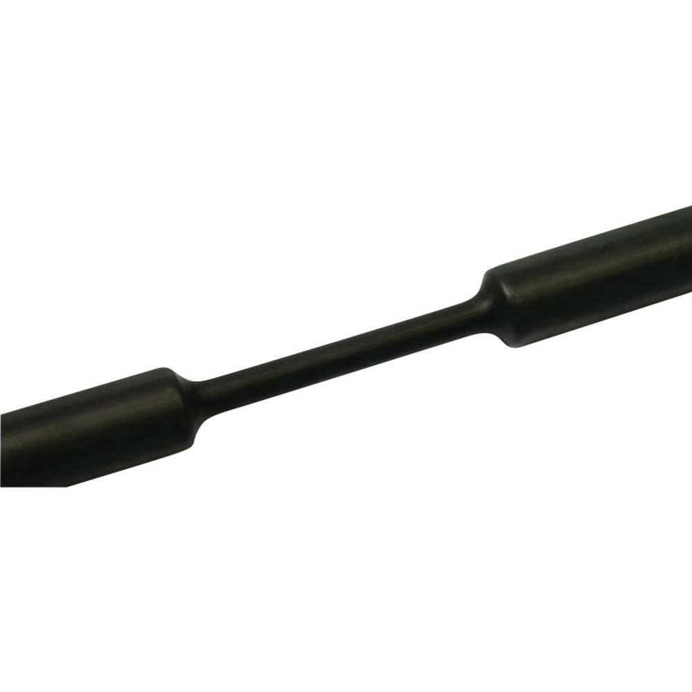 HellermannTyton 319-00600 Krimpkous zonder lijm Zwart 6 mm 2 mm Krimpverhouding:3:1 1 m