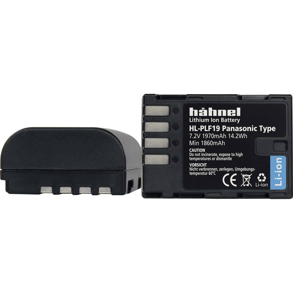 Hähnel Fototechnik HL-PLF19 Camera-accu Vervangt originele accu DMW-BLF19, DMW-BLF19E, DMW-BLF19PP 7.2 V 1970 mAh