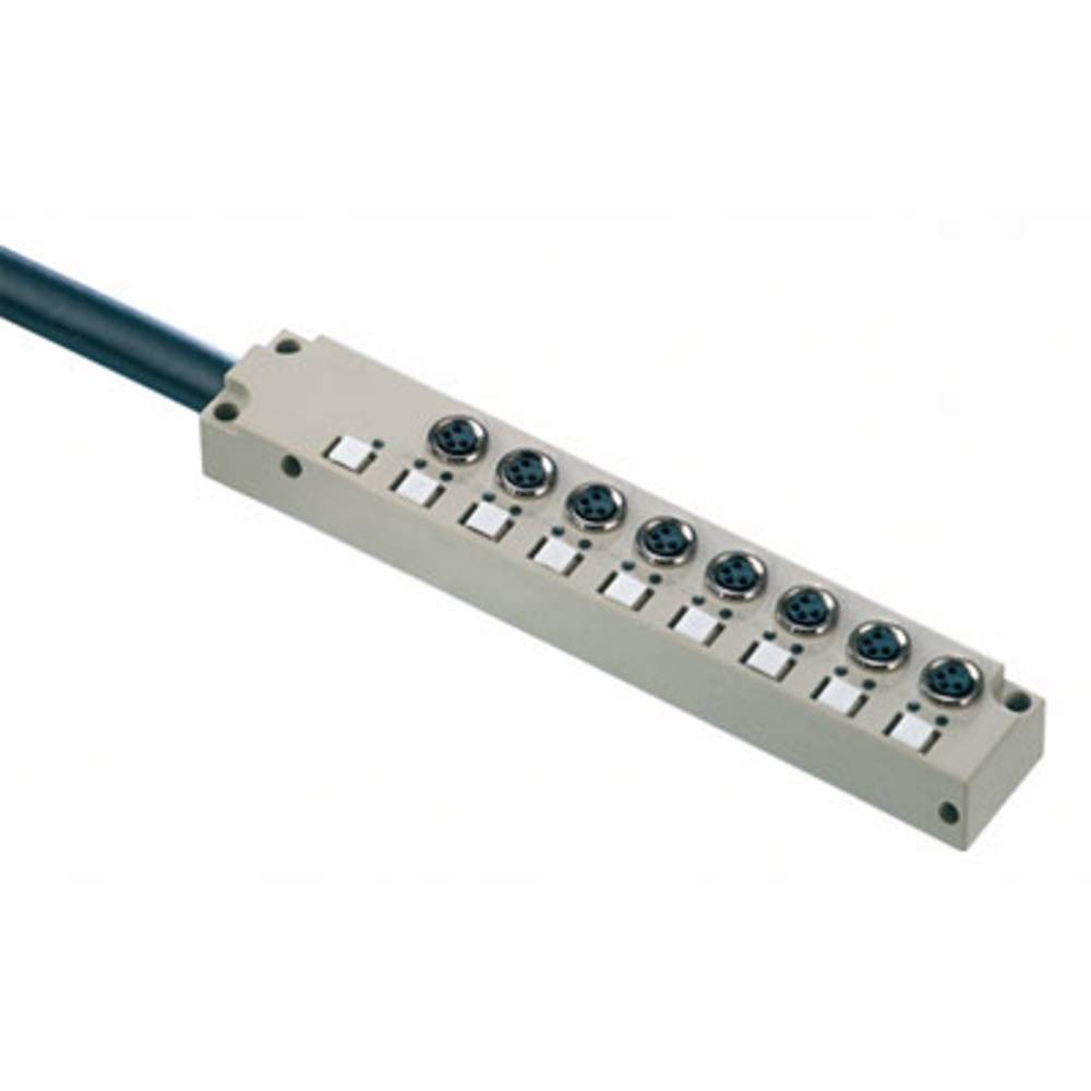 Weidmüller SAI-12-F 3P M8 L 5M 1828640000 Passieve sensor/actorbox M8-verdeler met metalen schroefdraad 1 stuk(s)