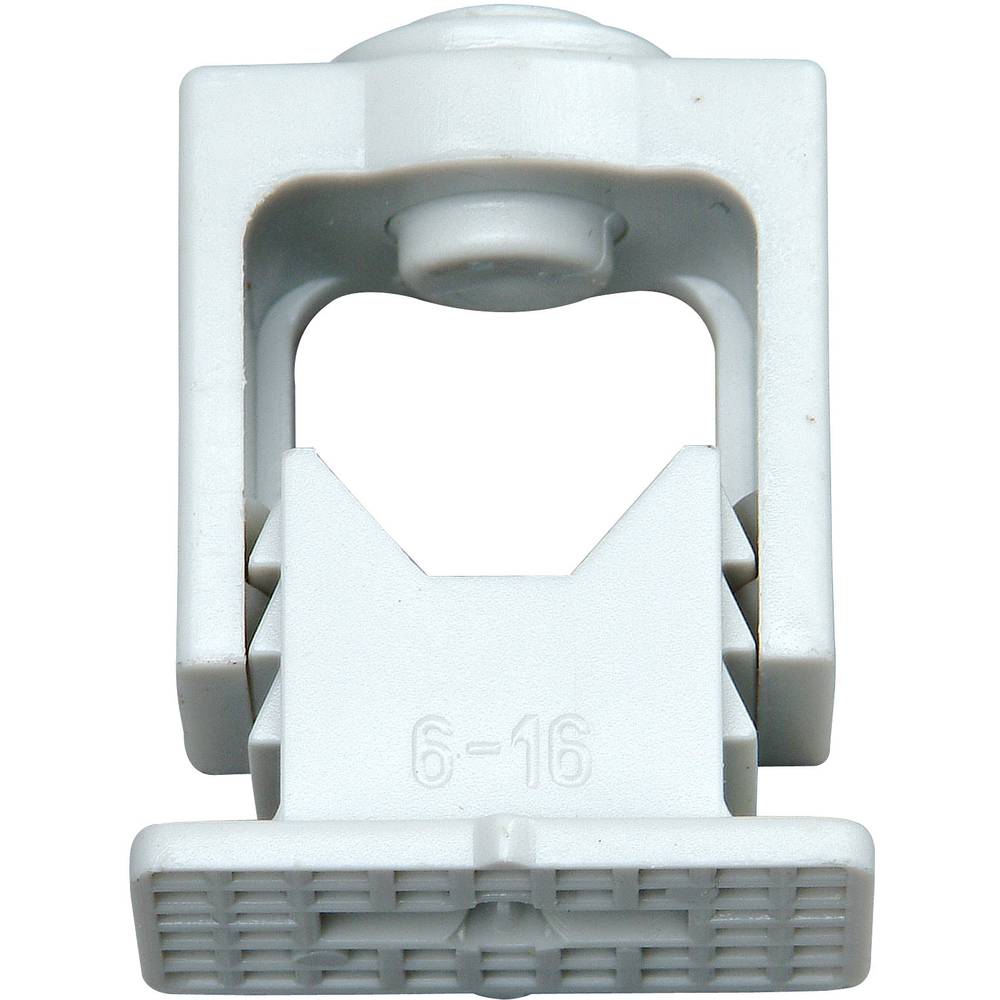 Kopp 341704089 ISO-klem 341704089 Bundel-Ø (bereik) 6 tot 16 mm Hersluitbaar Grijs 10 stuk(s)