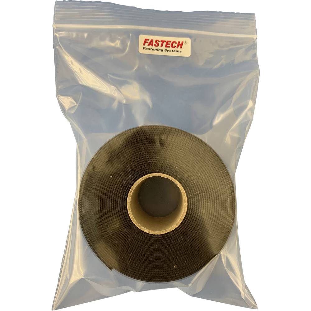 FASTECH 730-330-5-Bag Klittenband Om vast te plakken Hotmelt Haakdeel, Extra sterk (l x b) 5000 mm x 50 mm Zwart 5 m