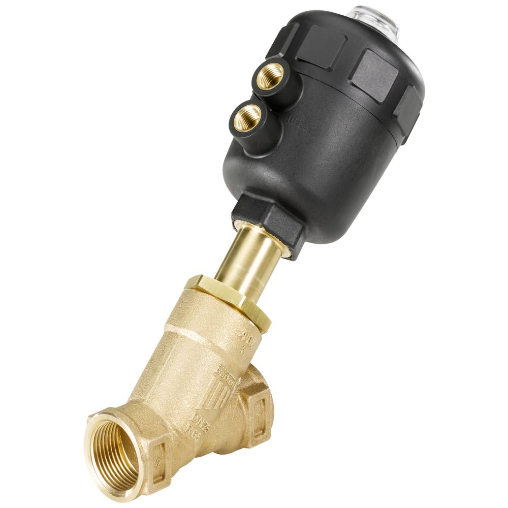 Bürkert Luchtgestuurd ventiel 187556 2000 Materiaal (behuizing) Gunmetal Afdichtmateriaal PFTE 1 stuk(s)