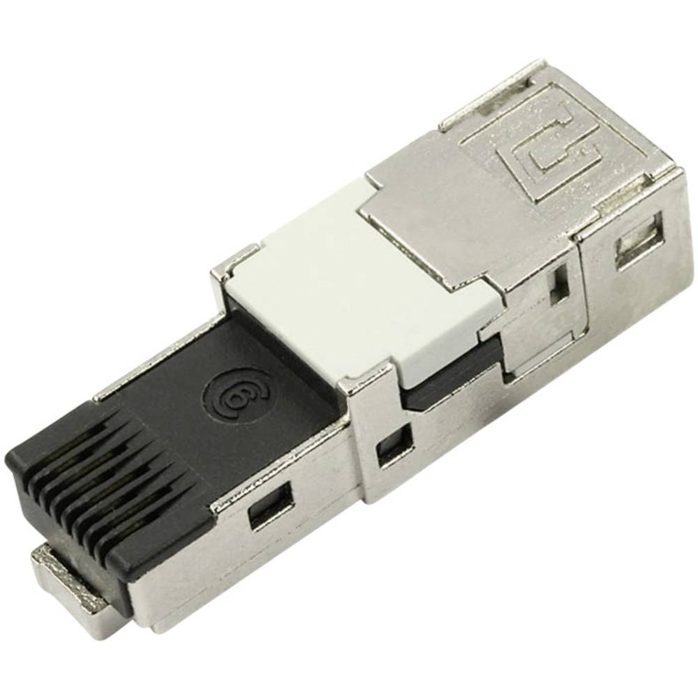 Telegärtner 100007454 STX V1 RJ45-stekkerelement Cat.6 Stekker, recht Aantal polen: 8P8C Meerdere kleuren 1 stuk(s)