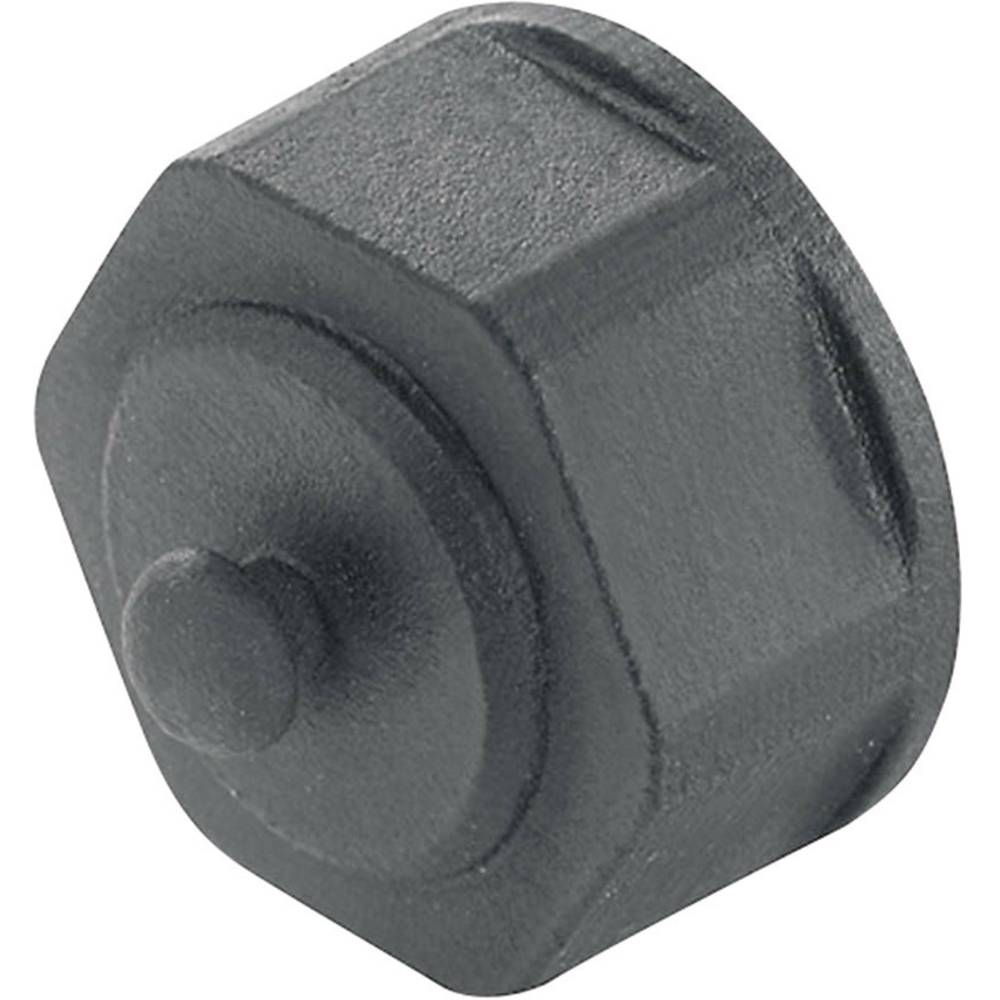 Telegärtner 100022773 STX V1 stofkap voor flenzen variant 1 Zwart 1 stuk(s)