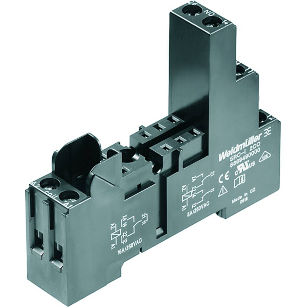 Weidmüller SRC-I 2CO Relaissocket Geschikt voor serie:  serie Riderseries (l x b x h) 70 x 15.8 x 77 mm 10 stuk(s)