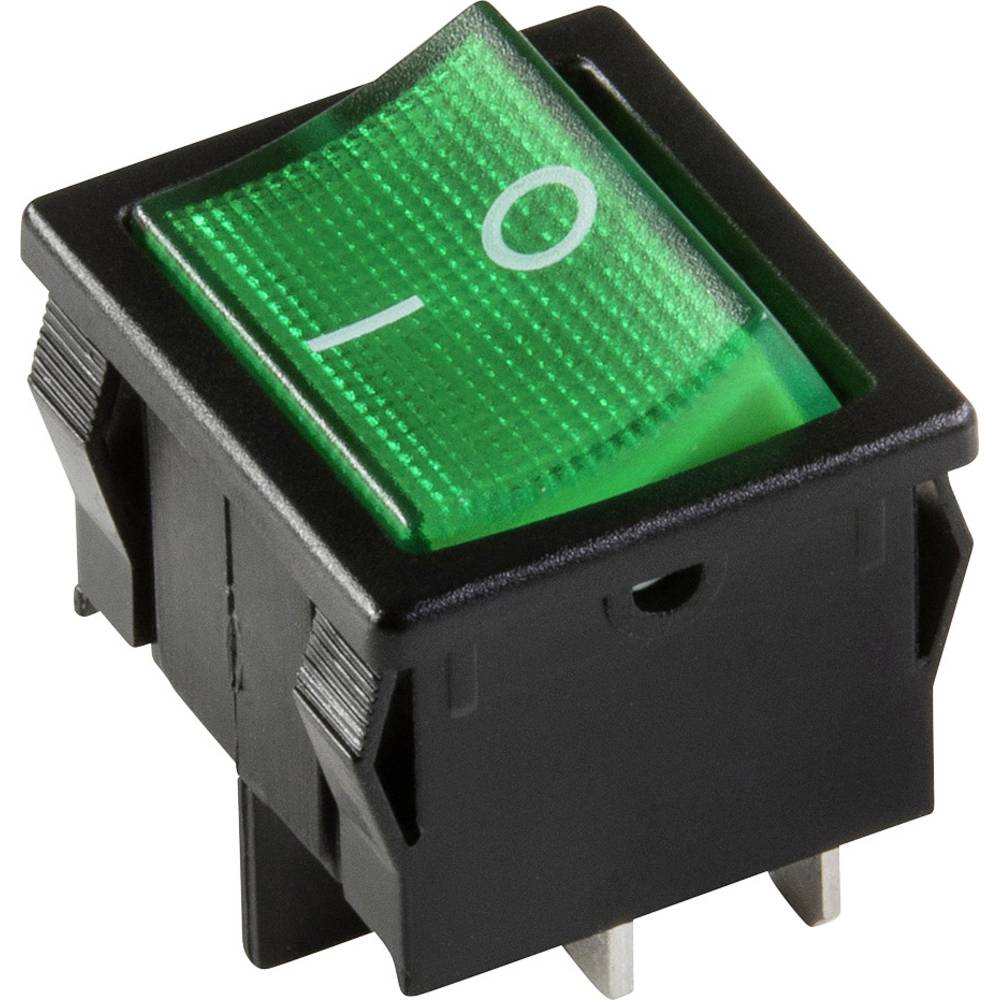 InterBär 3628-250.22 Wipschakelaar 3628-250.22 250 V/AC 10 A 1x uit/aan Continu 1 stuk(s)