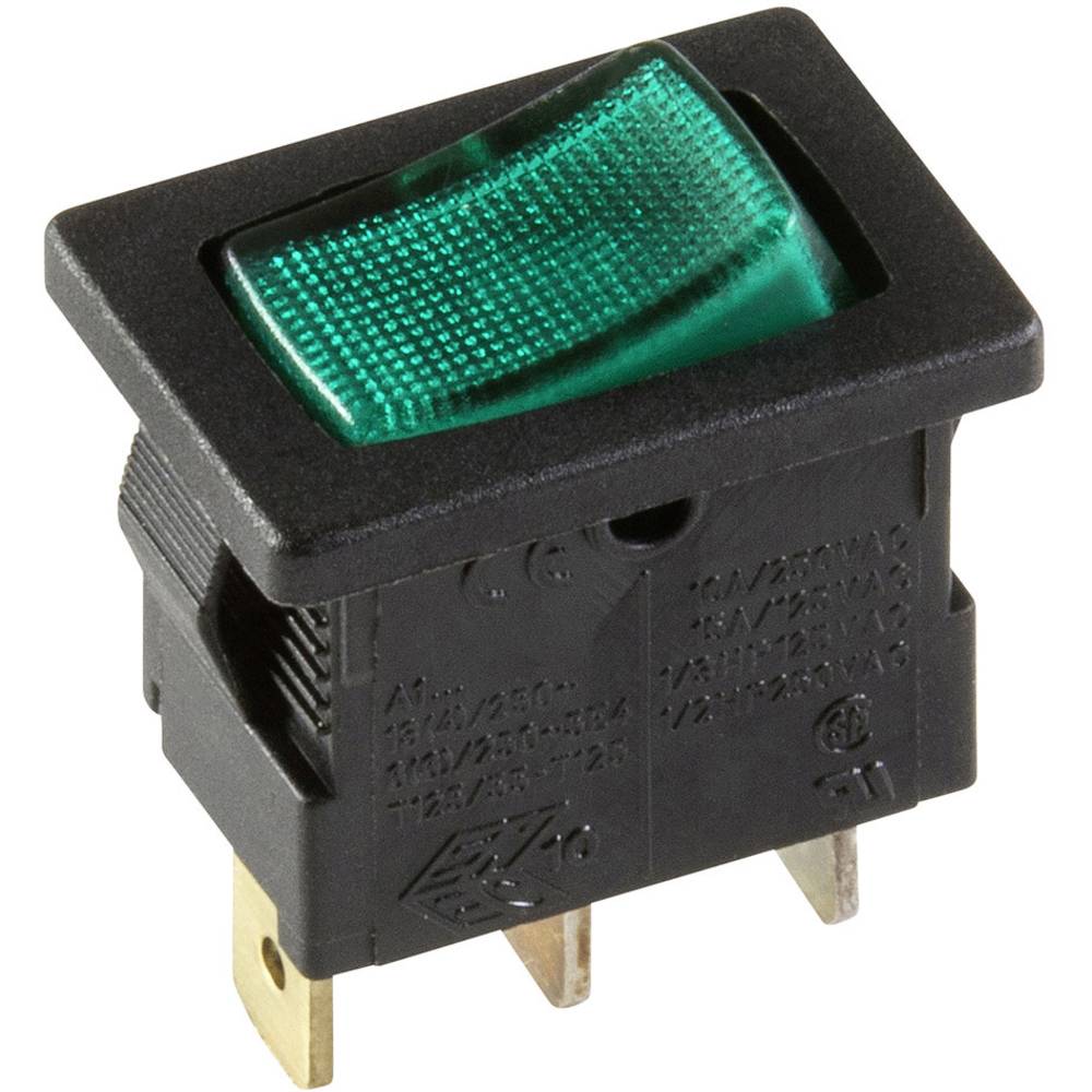 InterBär 3631-850.22 Wipschakelaar 3631-850.22 250 V/AC 10 A 1x uit/aan Continu 1 stuk(s)