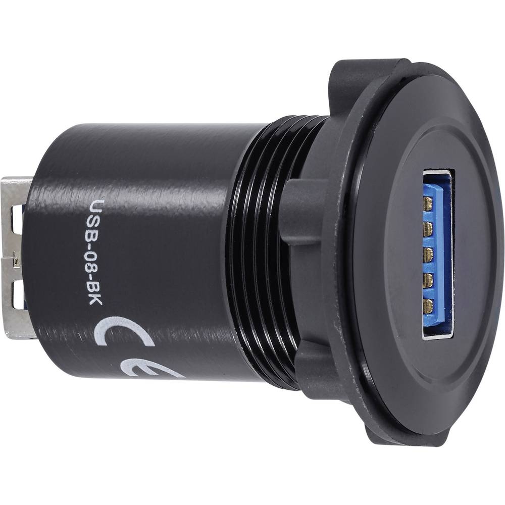 TRU COMPONENTS USB-08-BK USB-inbouwbus 3.0 Bus, inbouw Inhoud: 1 stuk(s)