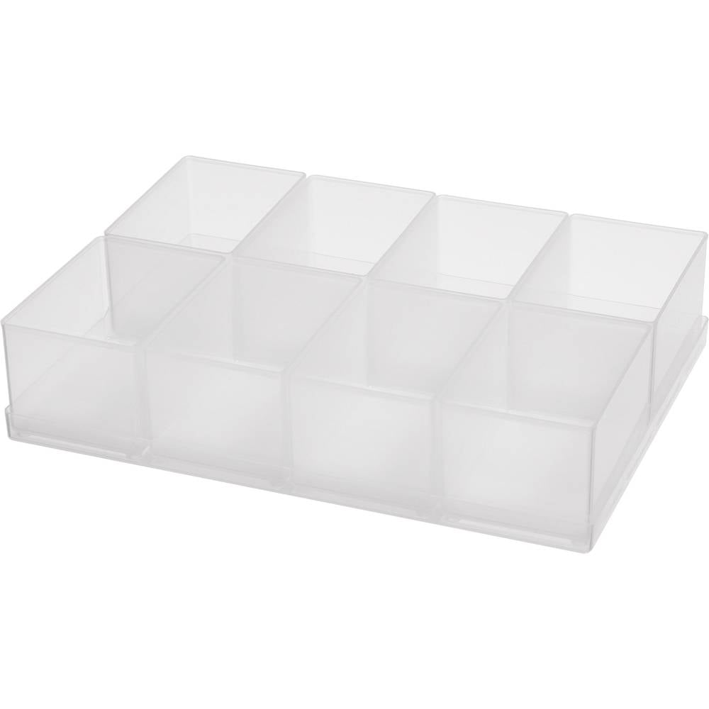 Raaco A 8-1 Assortimentskoffer-inzet (l x b x h) 220 x 160 x 47 mm Aantal vakken: 8 Inhoud 1 stuk(s)
