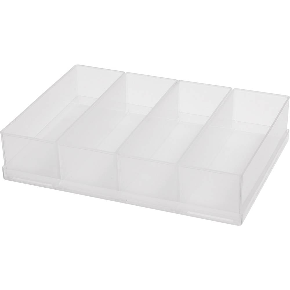 Raaco Assortimentskoffer-inzet (l x b x h) 220 x 160 x 47 mm Aantal vakken: 4 Inhoud 1 stuk(s)