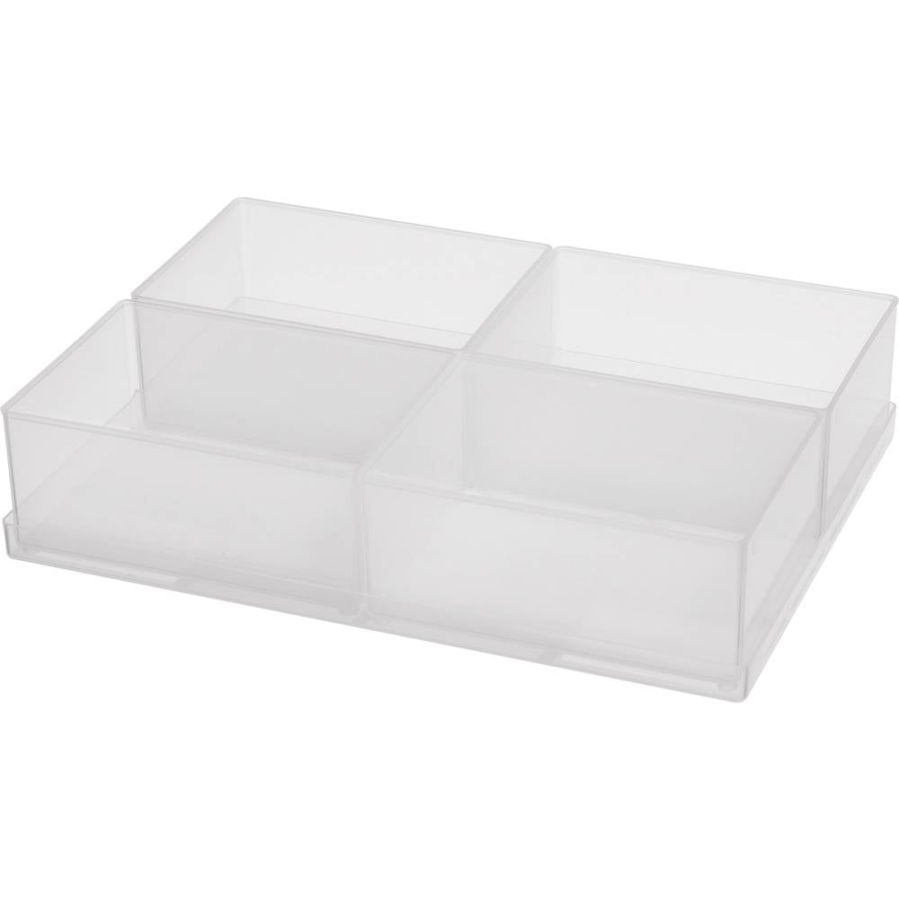 Raaco Assortimentskoffer-inzet (l x b x h) 220 x 160 x 47 mm Aantal vakken: 4 Inhoud 1 stuk(s)