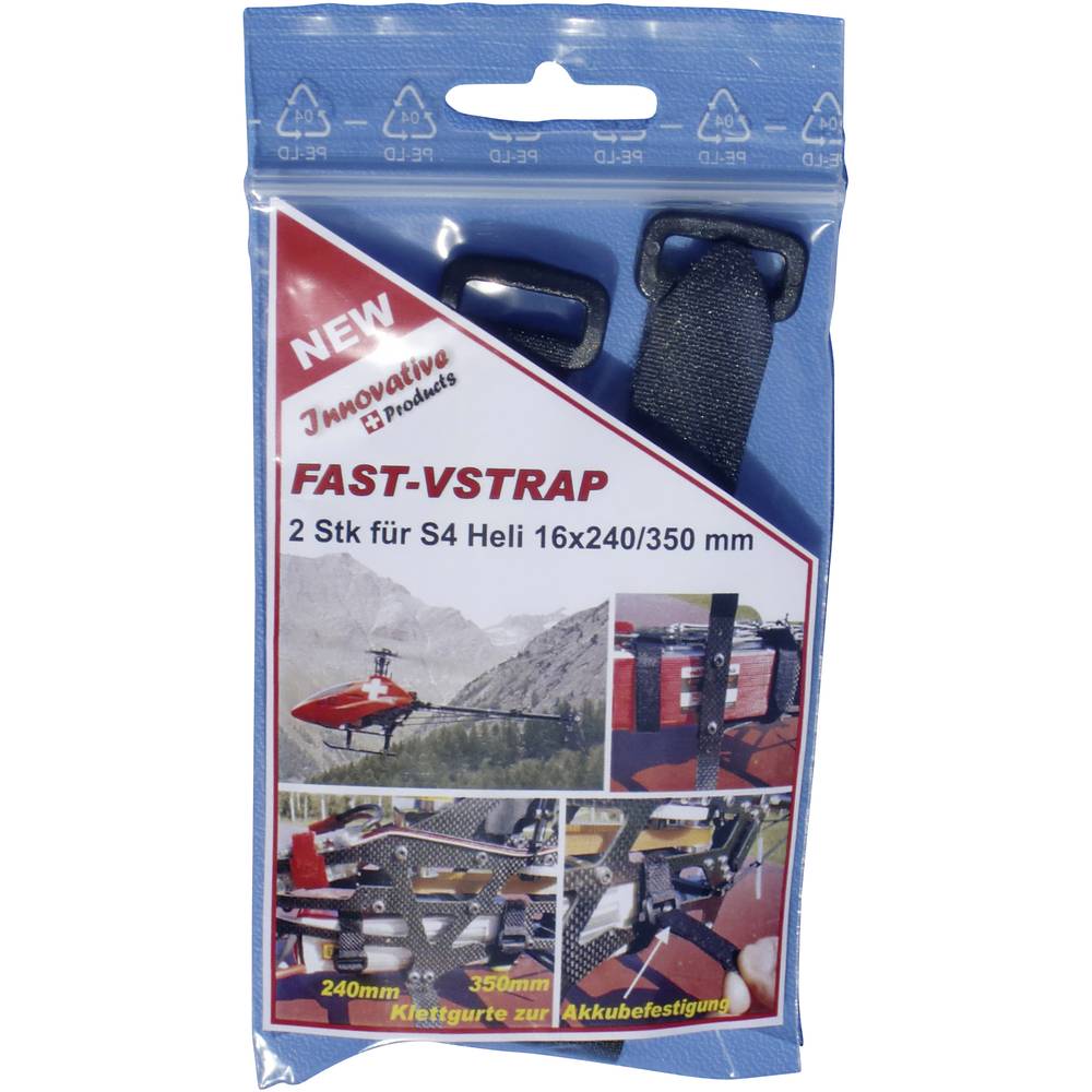 FASTECH 675-330-Bag Klittenband Met riem Haak- en lusdeel (l x b) 350, 240 mm, mm x 16 mm Zwart 2 stuk(s)