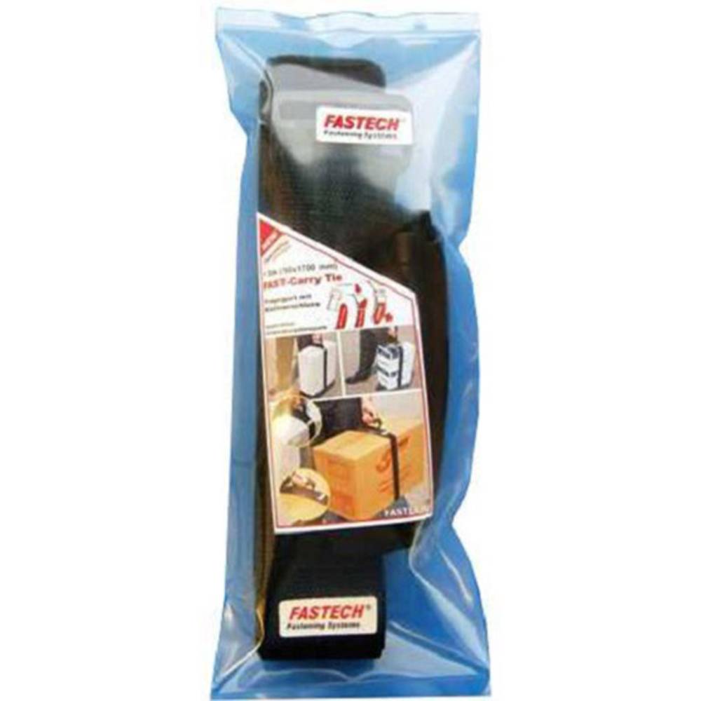 FASTECH 923-330-Bag Klittenband Met riem Haak- en lusdeel (l x b) 1700 mm x 50 mm Zwart 1 stuk(s)
