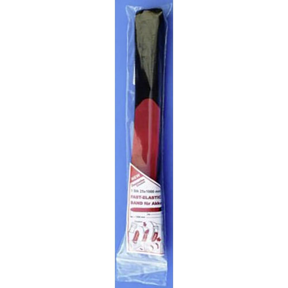 FASTECH 924-330-Mod Klittenband Met riem Haak- en lusdeel (l x b) 1 m x 25 mm Zwart, Rood 1 stuk(s)